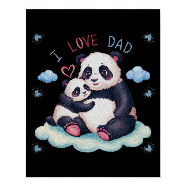 I Love Dad Poster (Front)