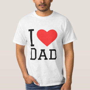 I love dad square sticker T-Shirt