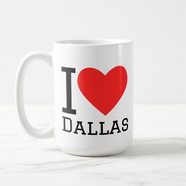 I love Dallas  Coffee Mug (Left)