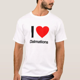 i love dalmations T-Shirt
