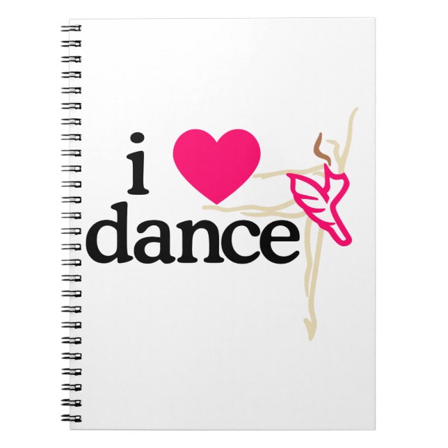 I Love DANCE Notebook (Front)