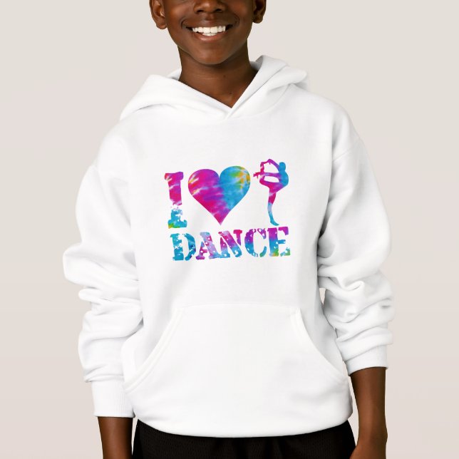 I Love Dance Tie Dye (Front)