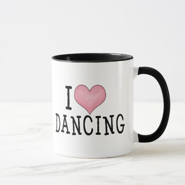 I Love Dancing Mug (Right)