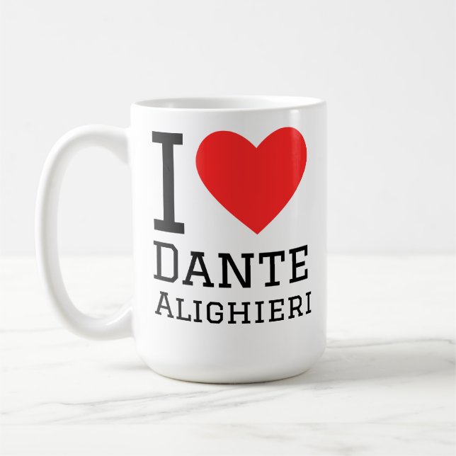 I love dante Alighieri  Coffee Mug (Left)