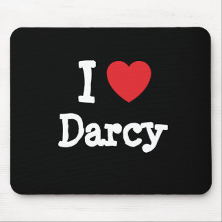 I love Darcy heart T-Shirt Mouse Mat