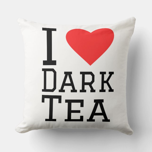 I love dark tea cushion (Front)