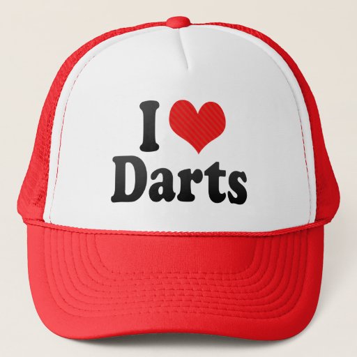 Image of I Love Darts Trucker Hat
