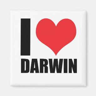 I love Darwin Magnet