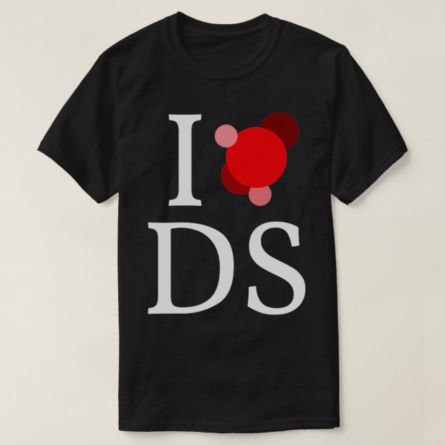 I love data science contrast T-Shirt (Design Front)