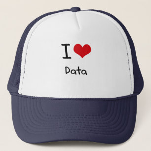 I Love Data Trucker Hat