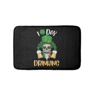 I Love Day Drinking Funny St Patricks Day Bath Mat