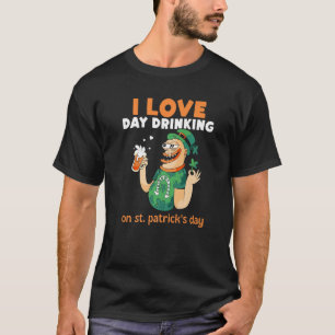I Love Day Drinking On St Patrick's Day St. Patric T-Shirt