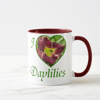 I Love Daylilies Mug
