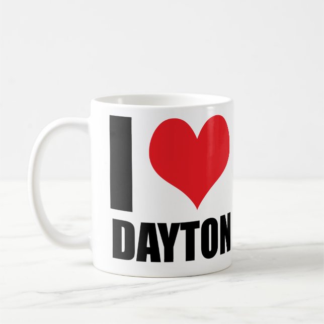 I love Dayton Coffee Mug (Left)