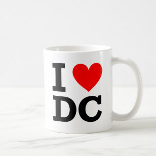 I Love DC Design Coffee Mug