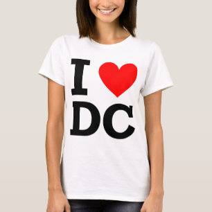 I Love DC Design T-Shirt