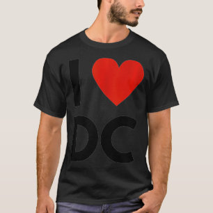 I Love DC Heart District of Columbia Love Fan Appa T-Shirt