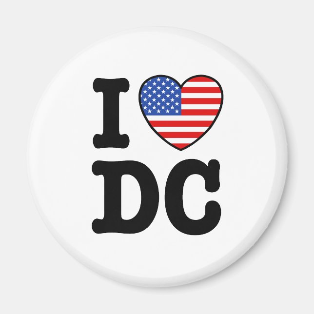I Love DC Magnet (Front)