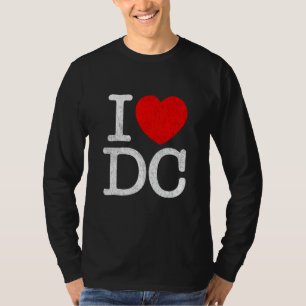 I Love DC Souvenir Washington Distressed I Heart D T-Shirt