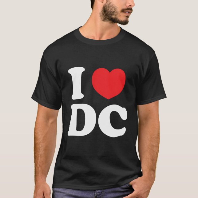 I Love Dc T-Shirt (Front)