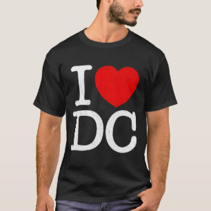 I Love Dc Washington Distressed I He Dc T-Shirt