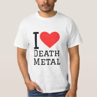 I love death metal square sticker