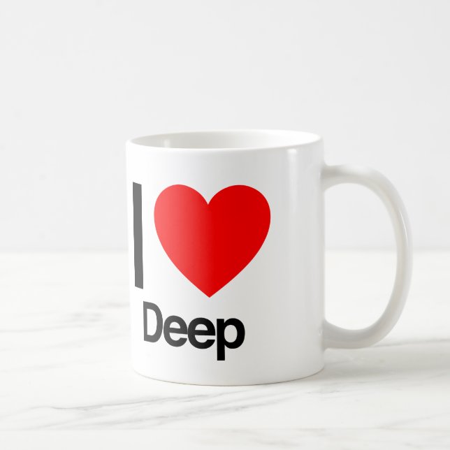 i love deep coffee mug (Right)