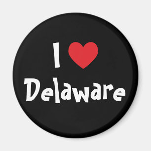 I Love Delaware Magnet