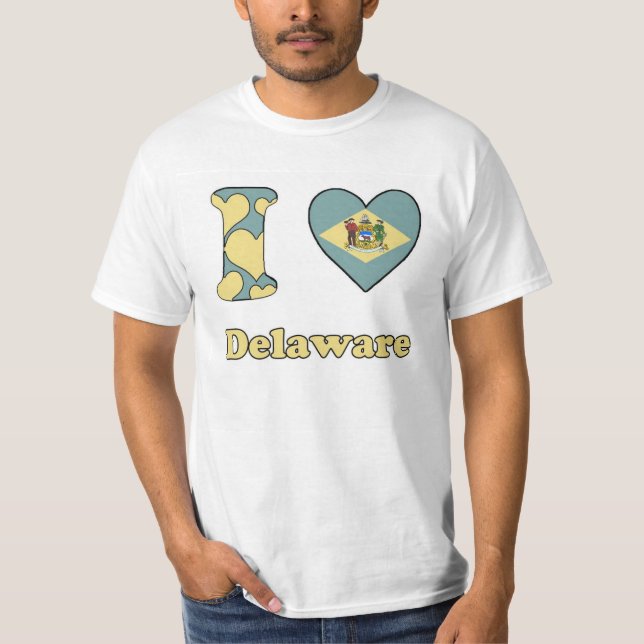 I love Delaware T-Shirt (Front)
