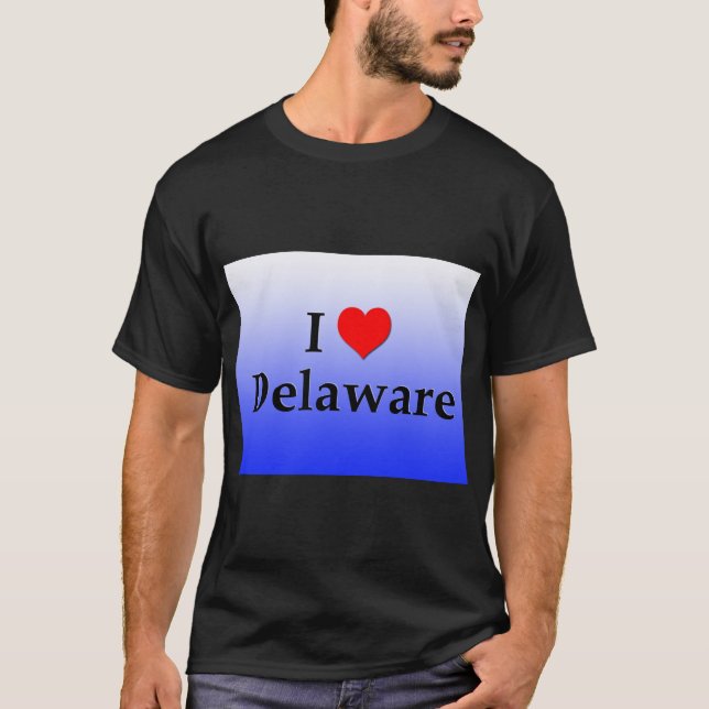 I love Delaware T-Shirt (Front)