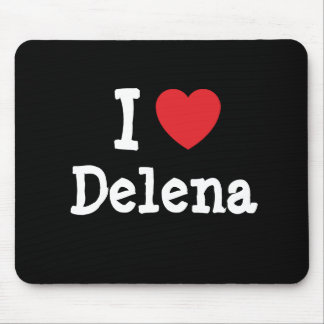 I love Delena heart T-Shirt Mouse Mat