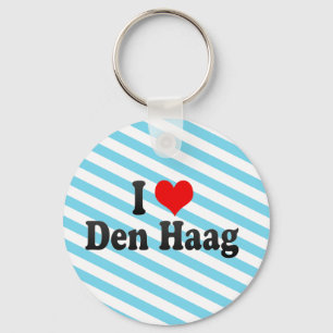 I Love Den Haag, Netherlands Key Ring