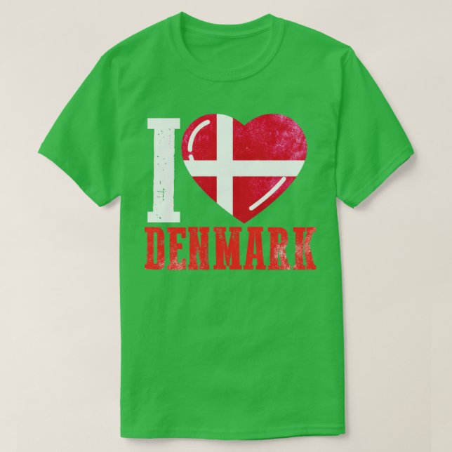 I love Denmark T-Shirt (Design Front)