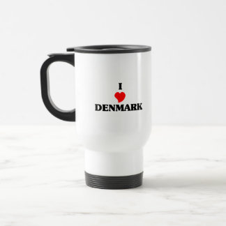 I Love Denmark Travel Mug