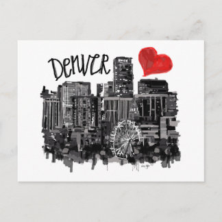 I love Denver Postcard