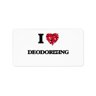 I love Deodorising Label