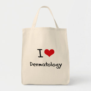 I Love Dermatology Tote Bag