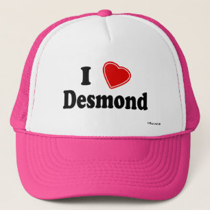 I Love Desmond Trucker Hat
