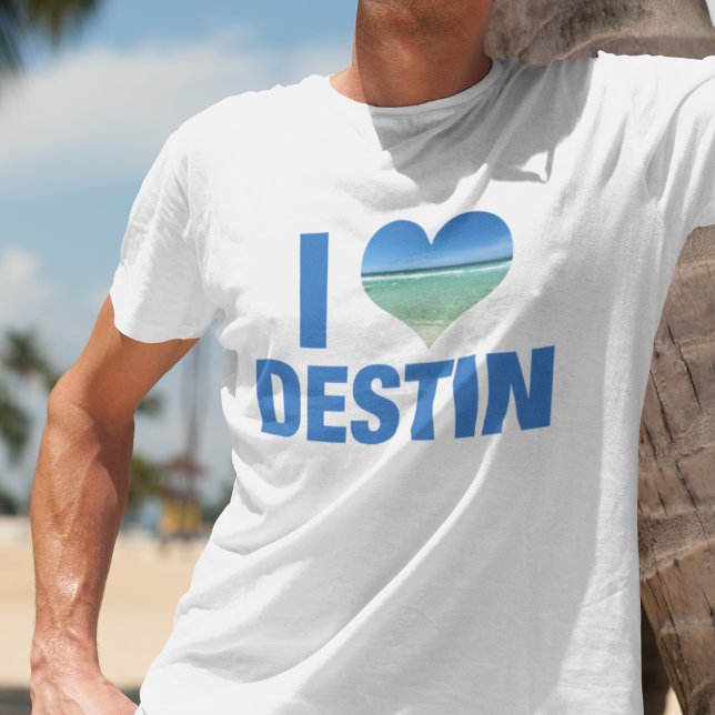 I Love Destin Florida Beach Vacation T-Shirt (Creator Uploaded)