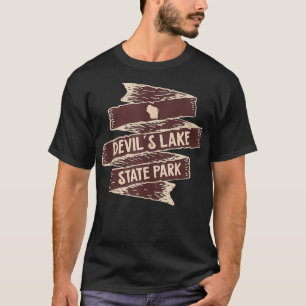 I Love Devils Lake State Park Wisconsin WI Hiking  T-Shirt