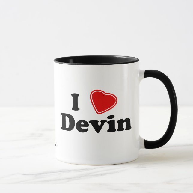 I Love Devin Mug (Right)