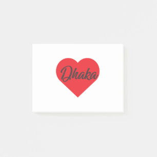 I Love Dhaka - Bangladesh Post-it Notes