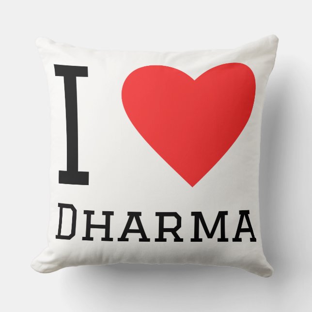 I love dharma cushion (Front)