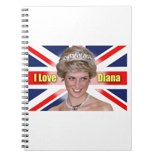 'I Love Diana' HRH Princess Diana Notebook