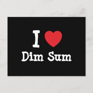 I love Dim Sum heart T-Shirt Postcard