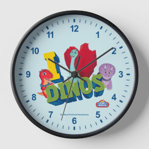 I Love Dinos Dino Ranch Clock