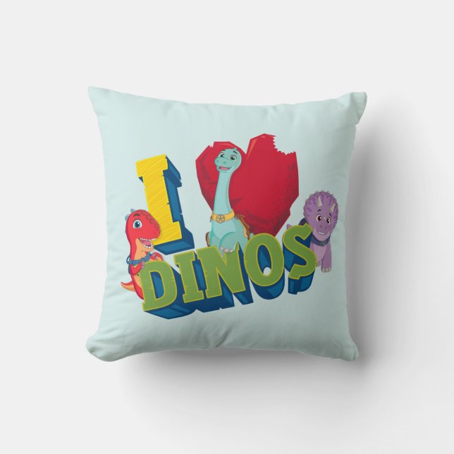 I Love Dinos | Dino Ranch Cushion (Front)