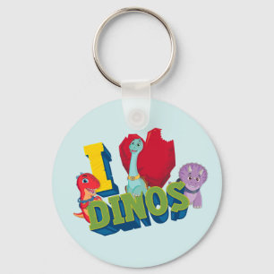 I Love Dinos   Dino Ranch Key Ring