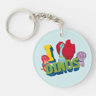 I Love Dinos   Dino Ranch Key Ring