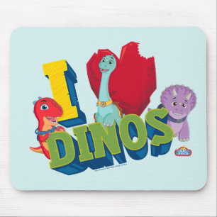 I Love Dinos   Dino Ranch Mouse Mat